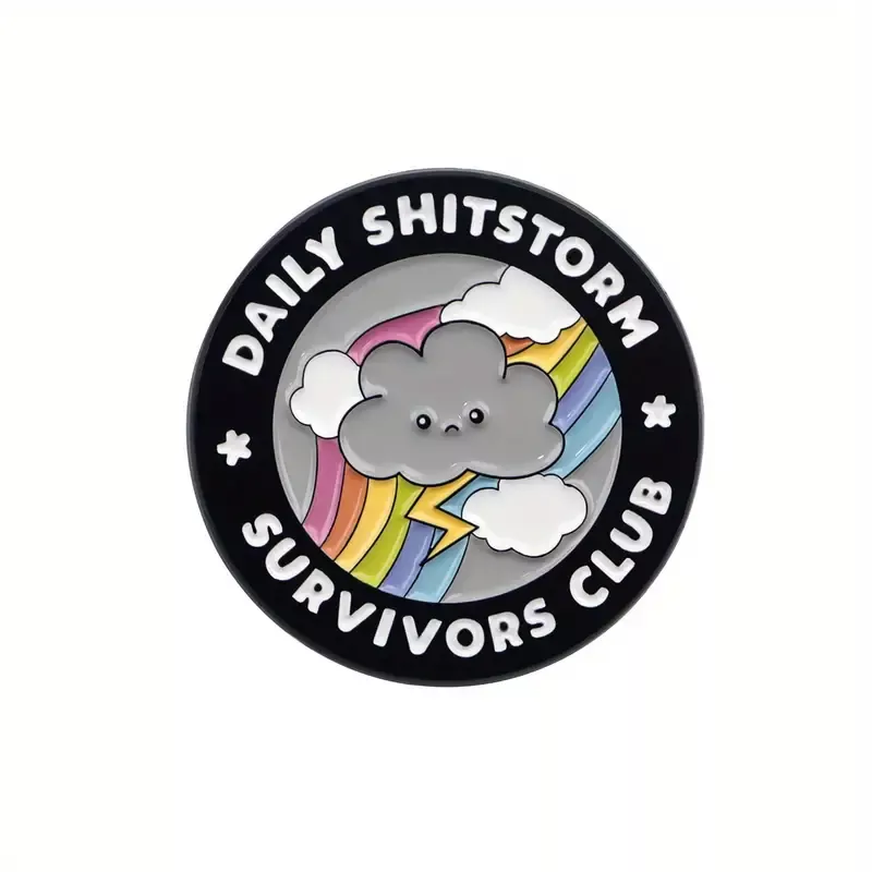 odznak odznáček mráček duha blesky survivor club vtipný hláška